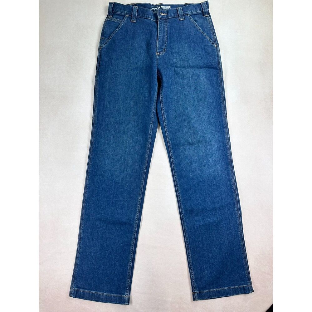 Carhartt Jeans Mens 32x34 Rugged Flex Relaxed Fit Utility Work Denim NWT BD2808